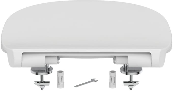 Ideal Standard Connect closetzitting met deksel met softclose dun wit