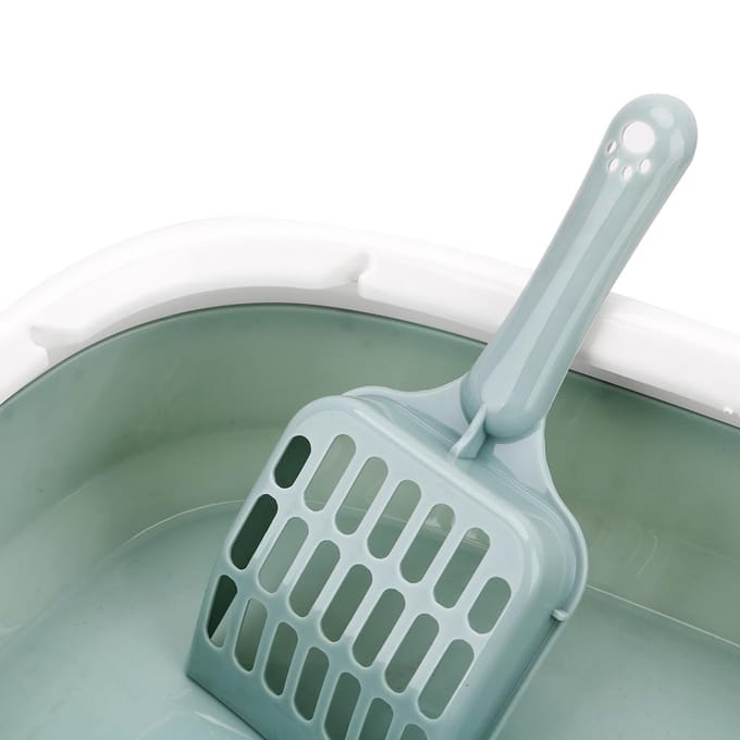 Ensemble de toilettes anti-éclaboussures pour chien, bac à litière pour chat, bac à litière pour animaux de compagnie, bac à litière pour chat avec pelle, bac à litière pour chien et chat