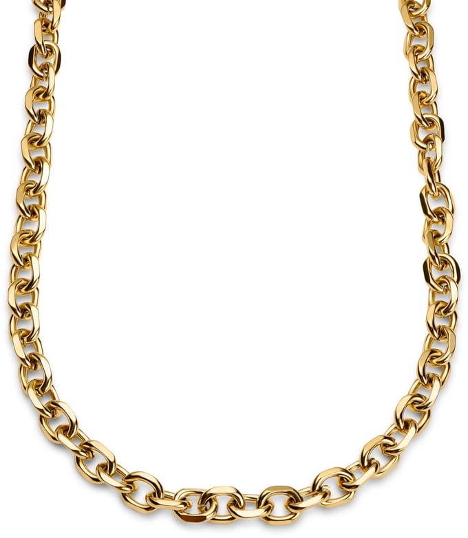 Essentials | 8 mm Goudkleurige Ketting met Kabelschakels