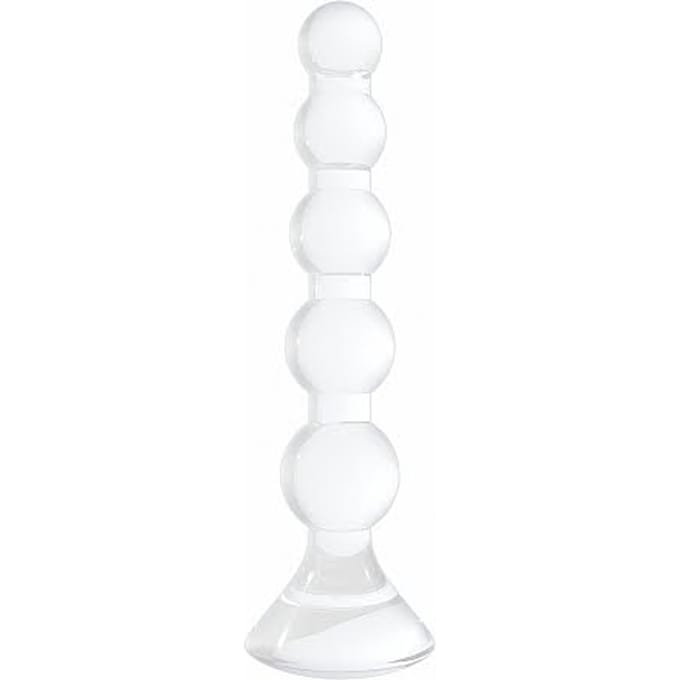 Chrystalino Stretch -  White glazen dildo