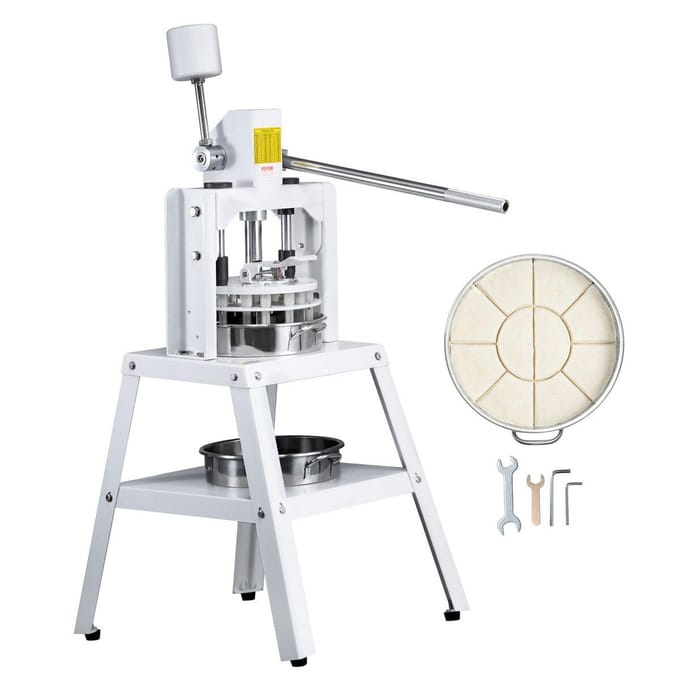 Diviseur de Pâte Manuel 10 Pièces Presse à Main Coupe-Pâte Machine à Pain pour Boulangerie