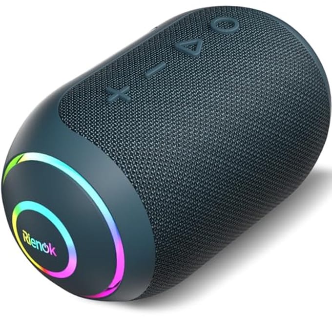 Bluetooth Draadloze Luidspreker met LED-licht en Waterdichte IPX7