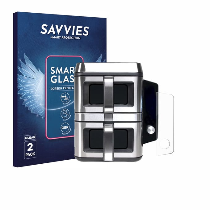 2 Stuks Savvies Screenprotector - geschikt voor KOENIC KTAF-TR - beschermfolie glas transparant