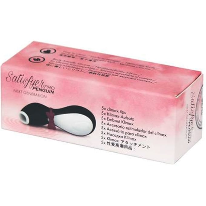 Satisfyer Pro Penguin volgende generatie zuigkoppen - 5 stuks