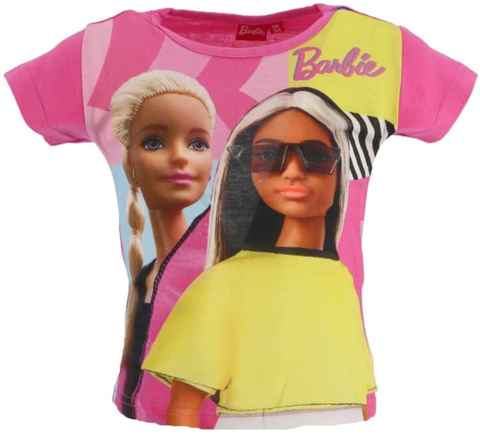 Barbie Icon Roze kindertop met korte mouwen, 4 jaar