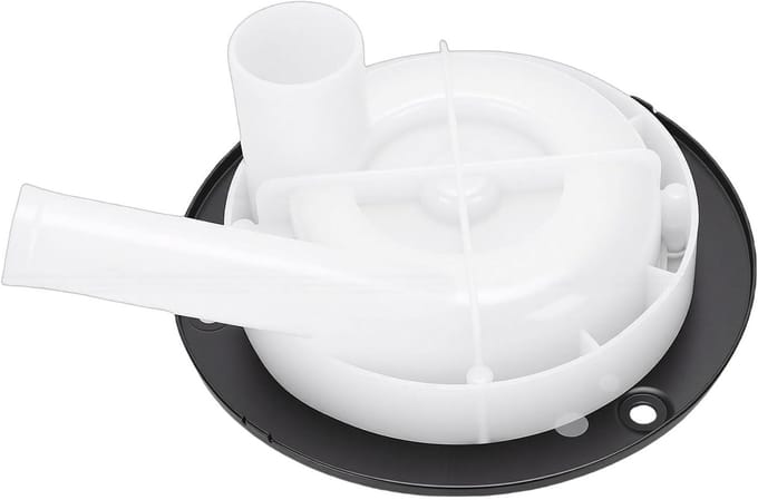 Wasmachine Afvoerpomp - Waterpomp Vervanging - Afvoer Problemen Oplossen - ABS Constructie - 1 Stuk - Zwart