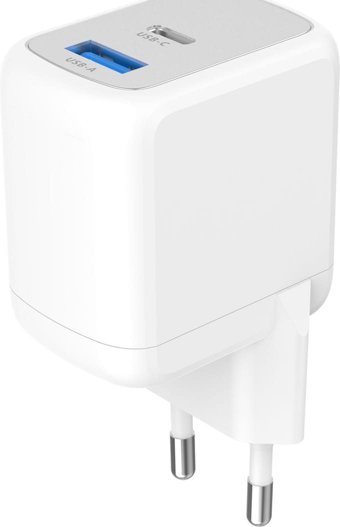 BeHello Oplader 45W GaN met 2 poorten (USB-C en USB-A) wit