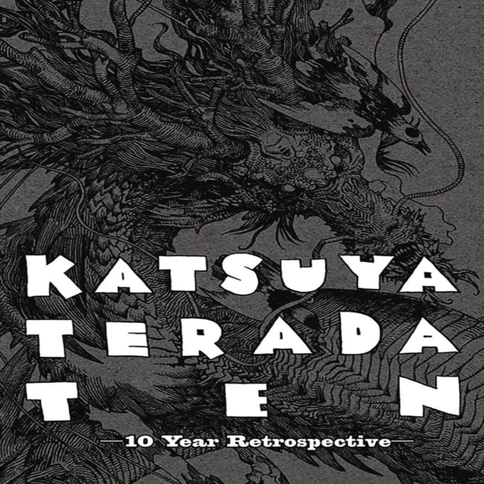 Illustratieboek Katsuya Terada 10 Ten (Japanse editie) black