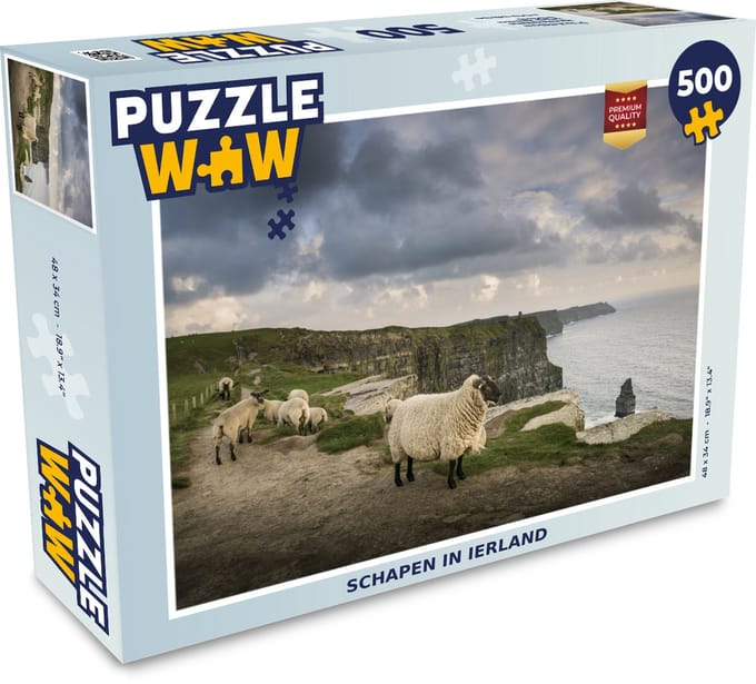 Puzzel Schapen in Ierland - Legpuzzel - Puzzel 500 stukjes
