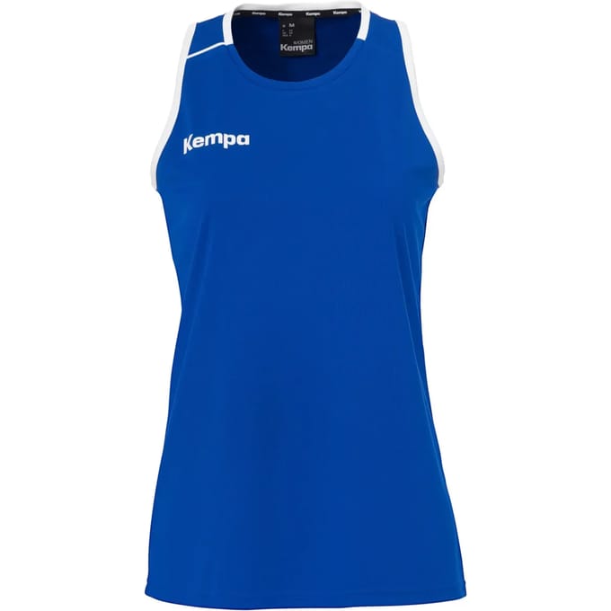 Kempa Player Tank Top Dames Royal-Wit Maat S