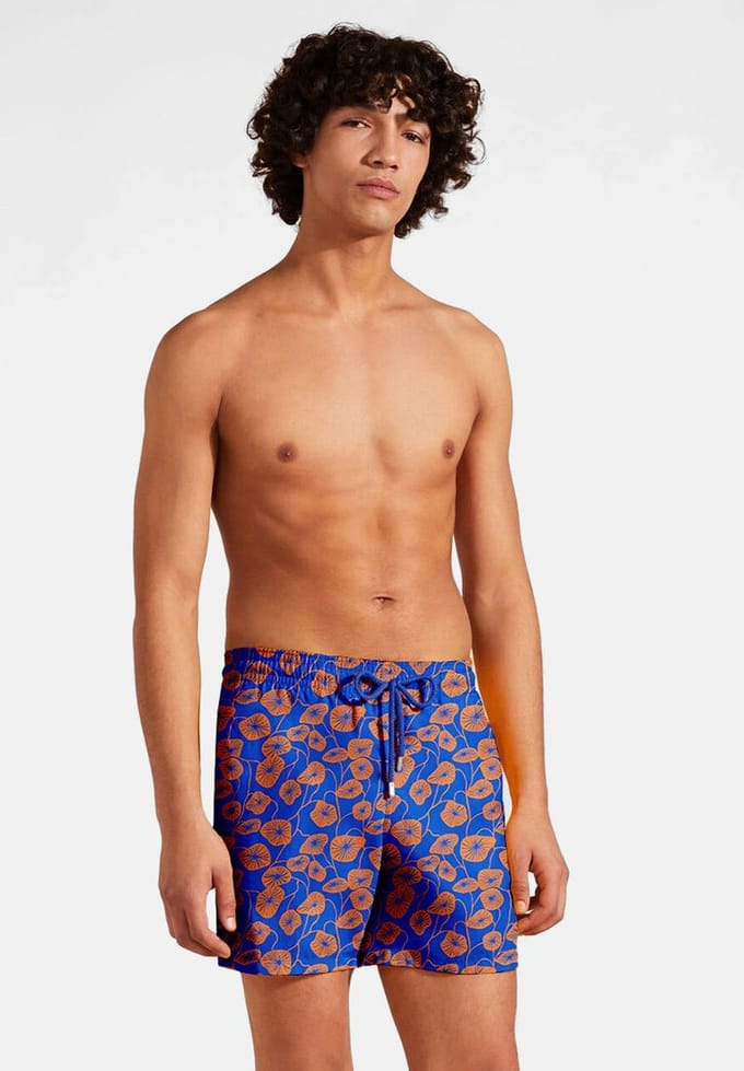 "Flora Blue" Zwemshorts