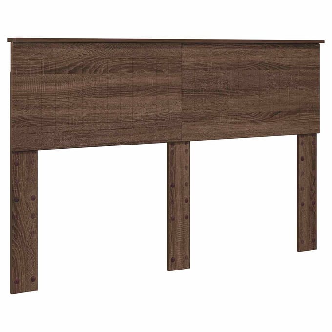 vidaXL Hoofdbord Bruin Eiken Bewerkt hout