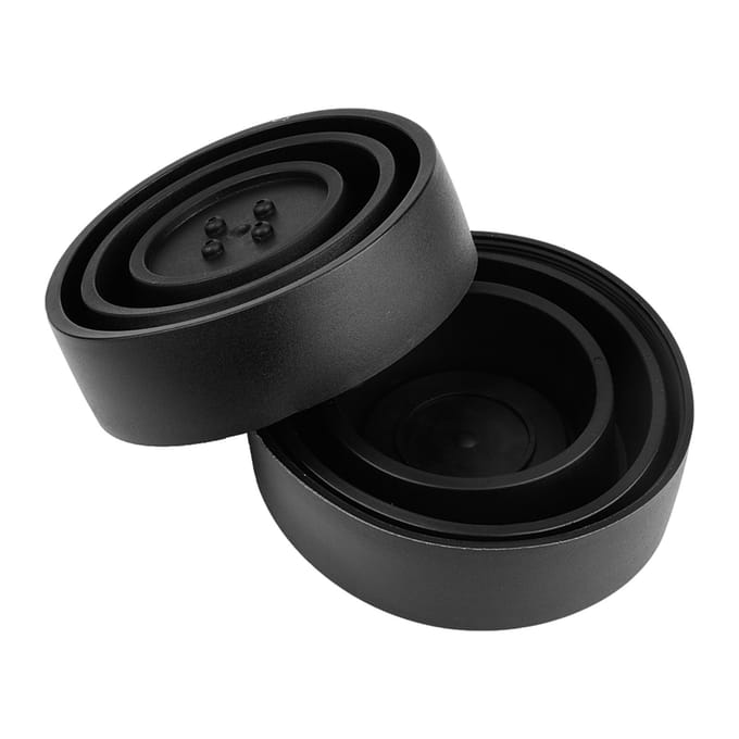 2 stuks Universele Verzegelde Rubberen Auto LED Koplamp Stofkap Behuizing Afdekkap 95mm Zwart TypE C black