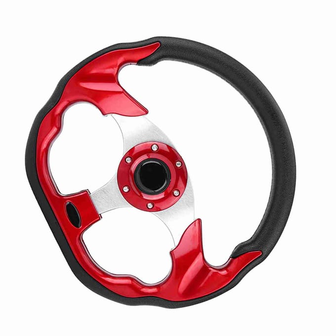 320mm het Nieuwste Koolstofvezel Race Stuur Modificatie Mini Drifting Stuur  (Rood) rood