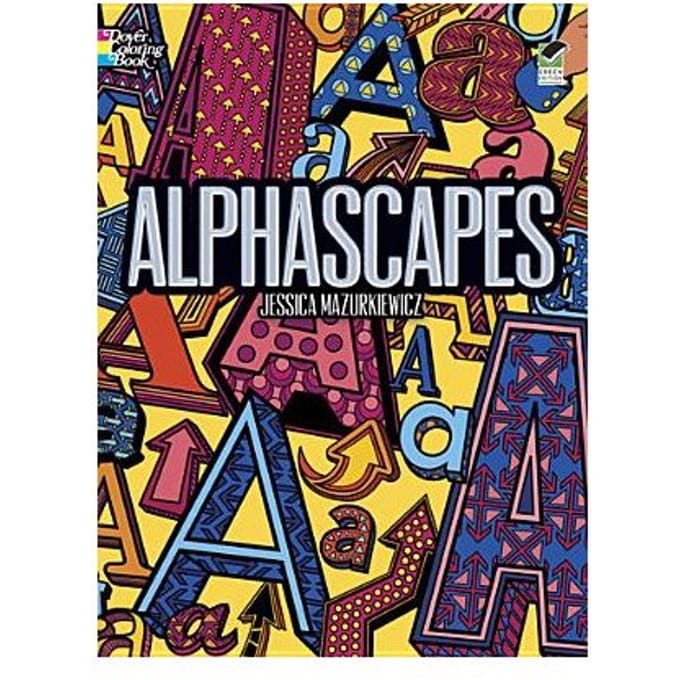 Alphascapes Colouring Book - Jessica Mazurkiewicz