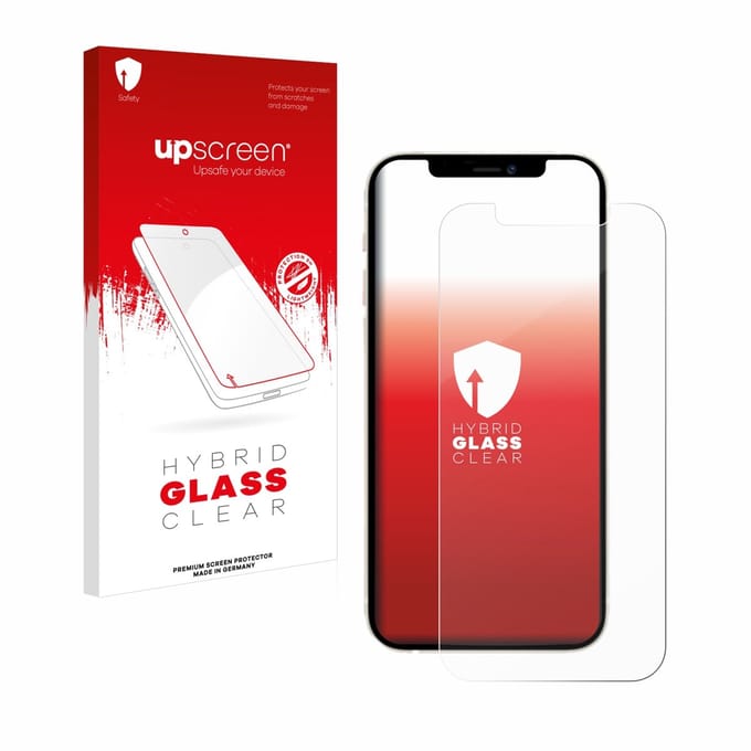upscreen - Screenprotector voor Apple iPhone 12 Pro - Folie Beschermfolie Beschermglas transparant
