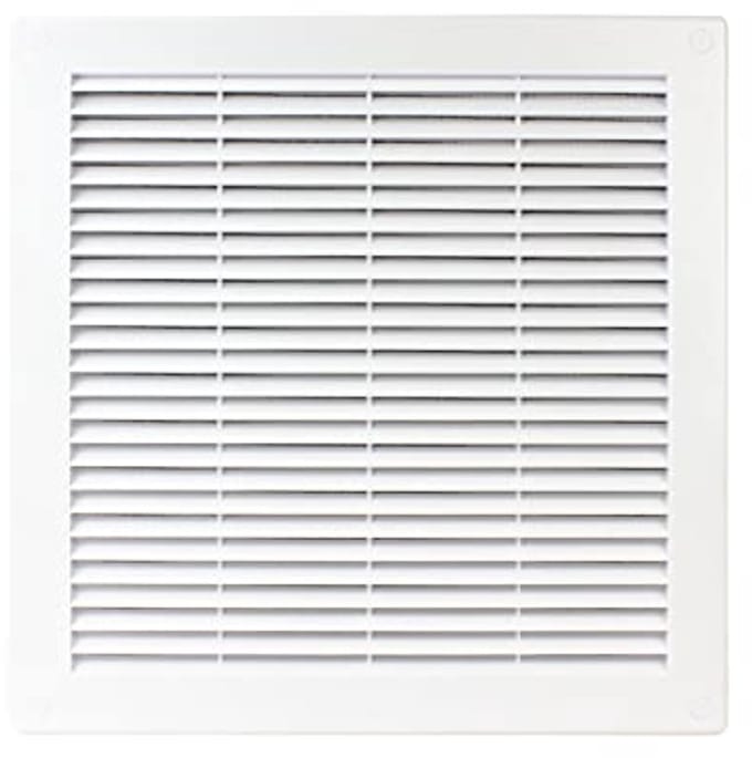 Insectenwerend Ventilatie Rooster 30x30 cm - Wit Gitter