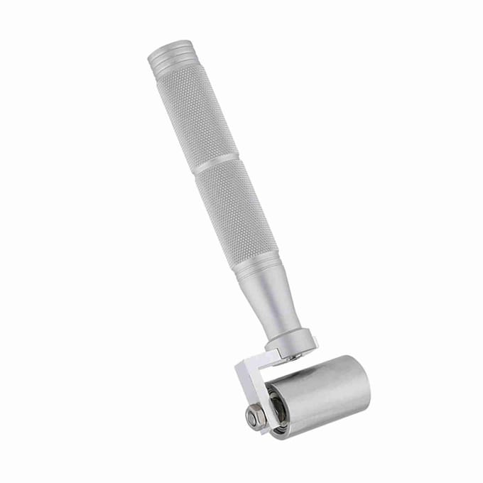 40mm RVS Platte Drukrol Behang Aanbrengen DIY Handroller Plaatgereedschap white