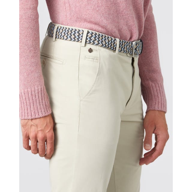 Meyer Broek Bonn Constant Color Cotton Flat-Front Beige / male