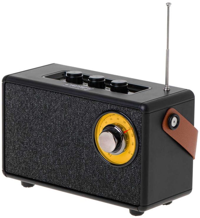 Camry premium CR1902 Bleutooth Luidspreker en Radio- Zwart