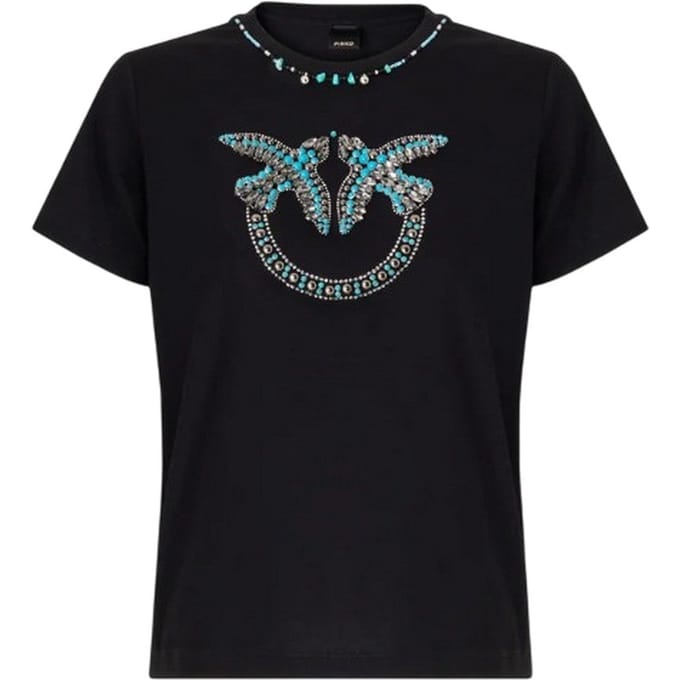 T-shirt vrouw Pinko - T-shirt jersey logo - multicolor