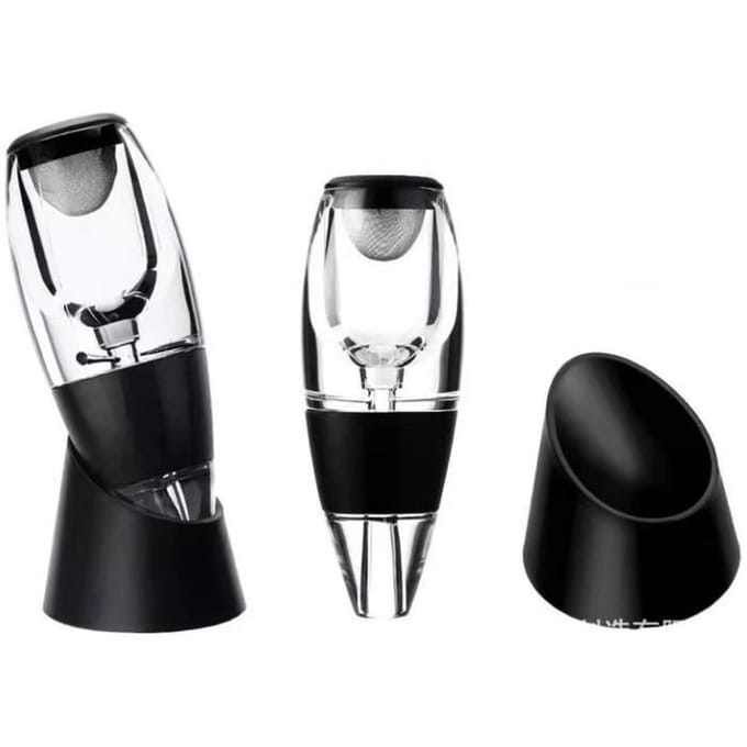 Aérateur de Vin - CELLUSTOP - Magic Decanter - Acrylique - Filtre en maille - 1 pièce