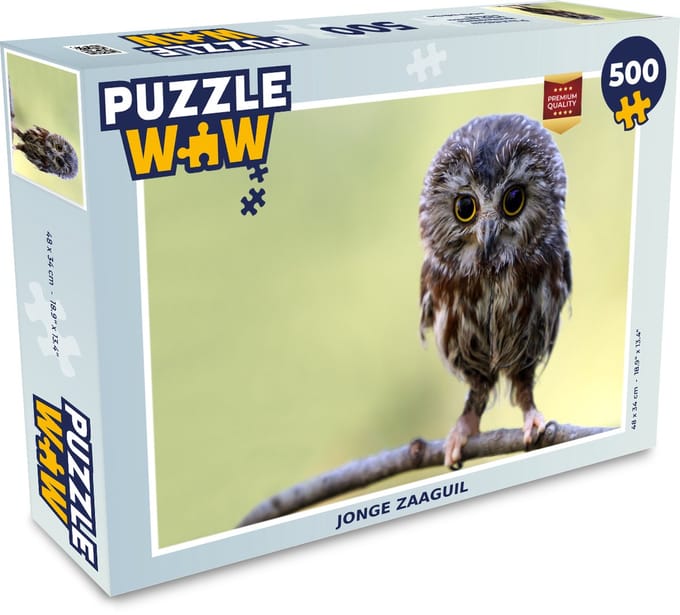 Puzzel Uil - Vogel - Bos - Legpuzzel - Puzzel 500 stukjes