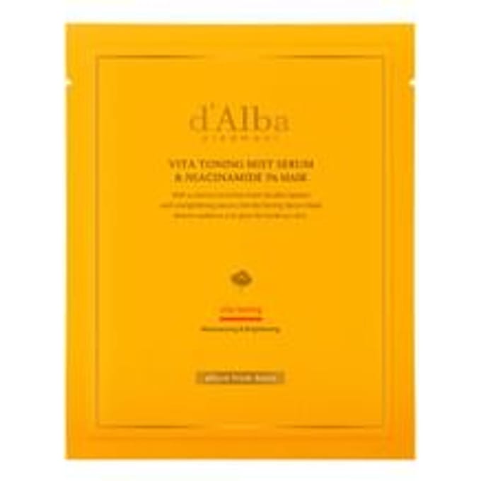 d'Alba - Vita Toning Mist Serum & Niacinamide 5% Mask 28g