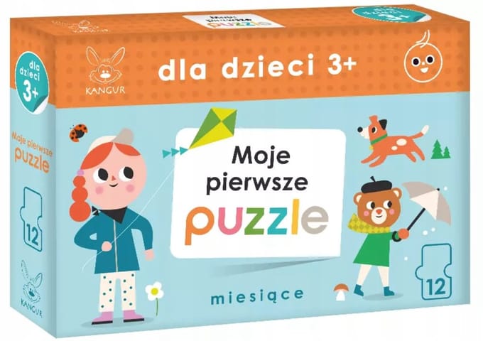 Mijn eerste Puzzel. Maanden - Educatief speelgoed van Kangur