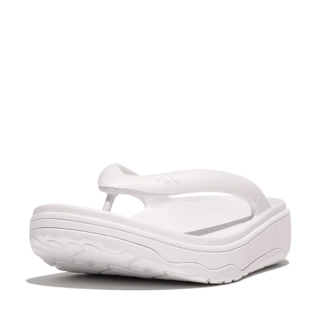 FitFlop Relieff Recovery Toe-Post Sandals Dames Slippers - Urban Wit