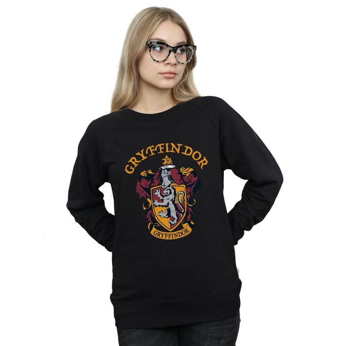 Harry Potter Dames/Dames Gryffindor Sweatshirt (Zwart)