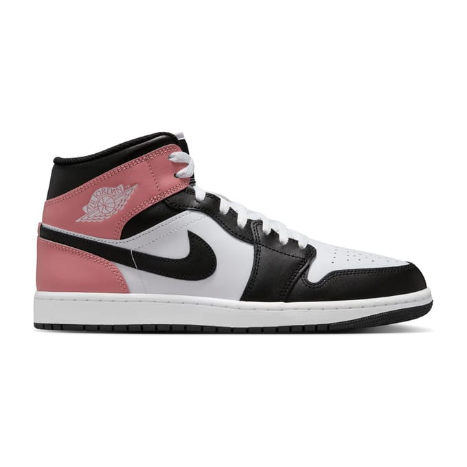 Jordan 1 Mid White Rust Pink Black - Maat 43