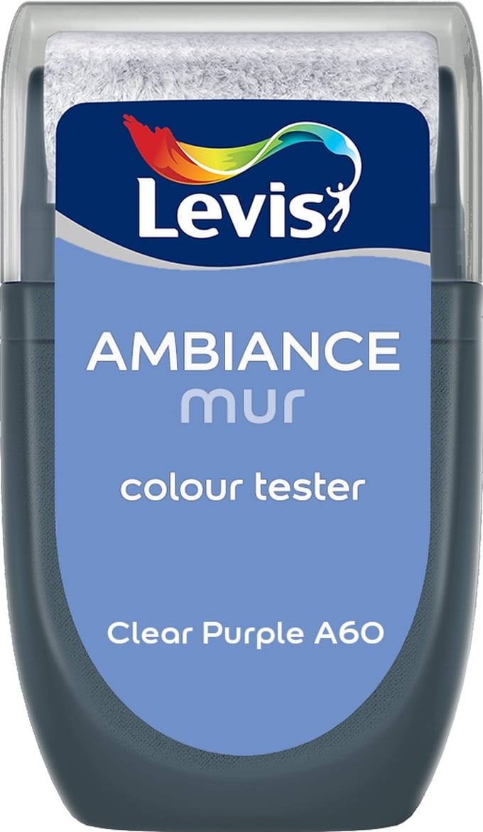 Levis - Muurverf Kleurtester Mat Mix - Clear Purple A60 - Mengverf - 30 Ml