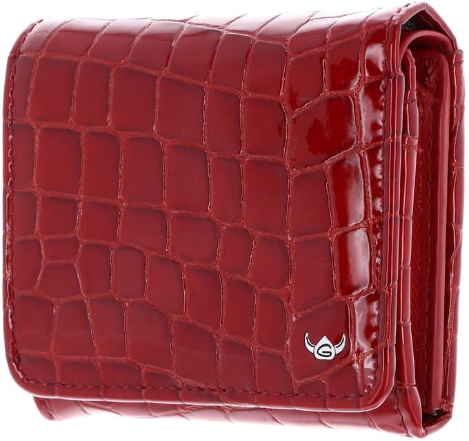 Golden Head Leren portemonnee Cayenne RFID Protect RV-Börse 3335 Kirsche rood