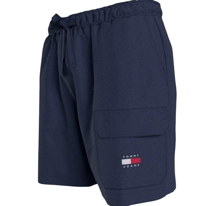 Korte Tommy Jeans heren met vlaglogo