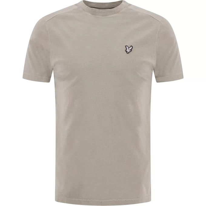 Lyle & Scott - Heren t-shirt - Maat S - Mannen - Bruin -