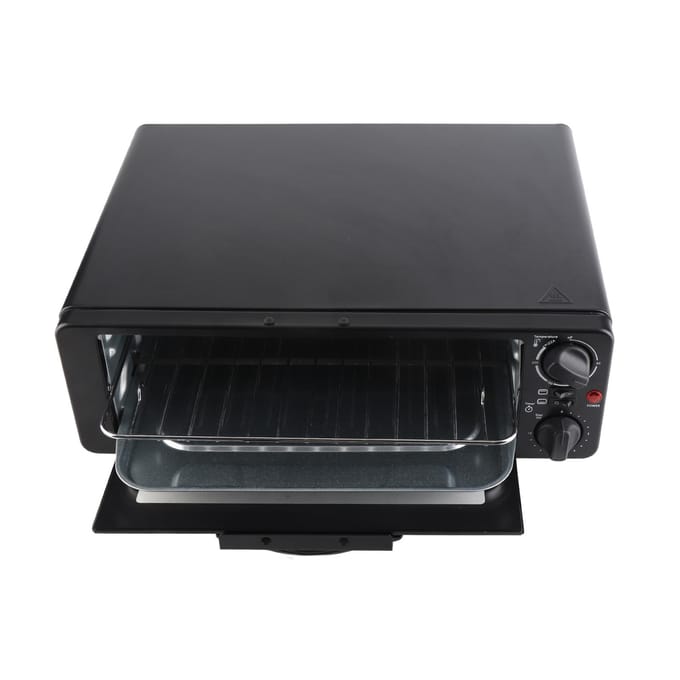Binnen Pizza Oven 1200W RVS Multifunctioneel Draagbaar Aanrecht Elektrische Pizza Koker L gray