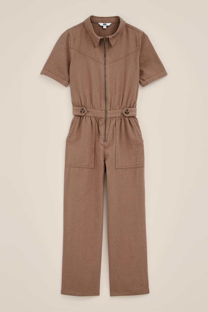 We Fashion Jumpsuit Light Brown Größe: 170 | Kleider Outlet | kids | Braun