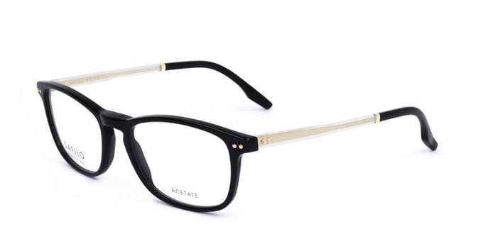 Safilo TRATTO 02 Black crystal 51/18/145 MAN Brilmonturen
