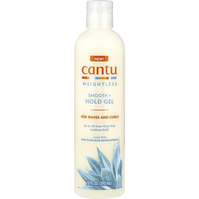 Cantu, Sans Poids, Lisse + Fixation Gel, Fixation Moyenne, Ondulations et Boucles, 295 ml (10 fl oz) white