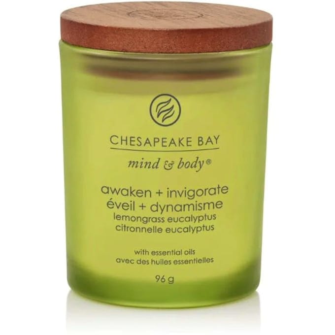 Chesapeake Bay Awaken & Invigorate - Lemongrass Eucalyptus Mini Candle