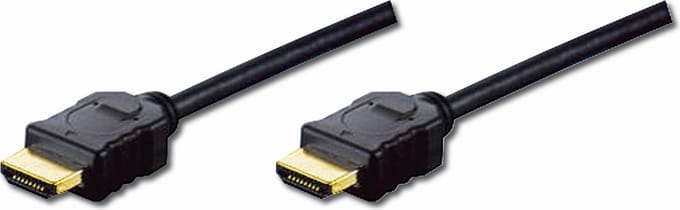 Digitus AK-330114-030-S HDMI-kabel HDMI Aansluitkabel HDMI-A-stekker, HDMI-A-stekker 3.00 m Zwart 4K UHD, Vergulde steekcontacten