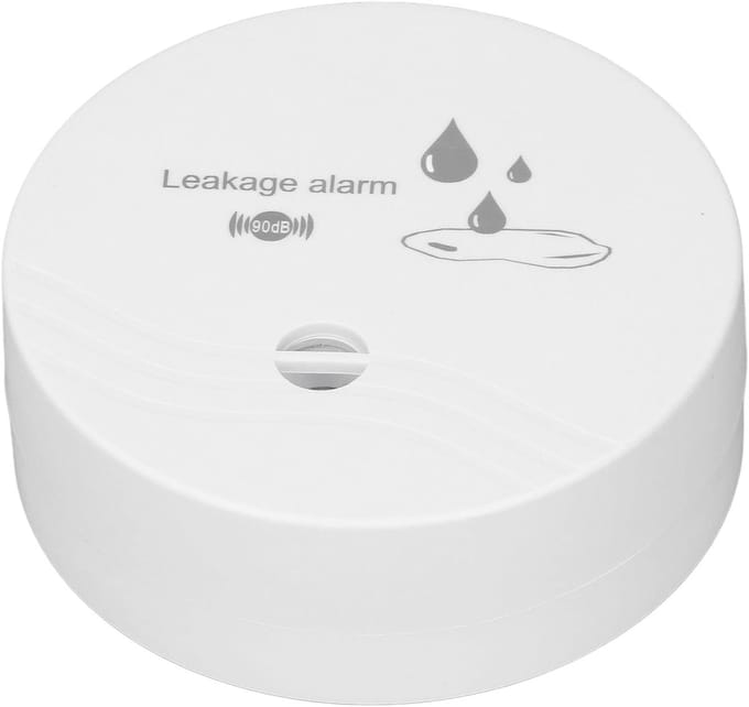 Waterlekalarm - Luid Alarm - Overstroming Detectie - 100 dB Zoemer - 0.5 mm Niveau - Wit