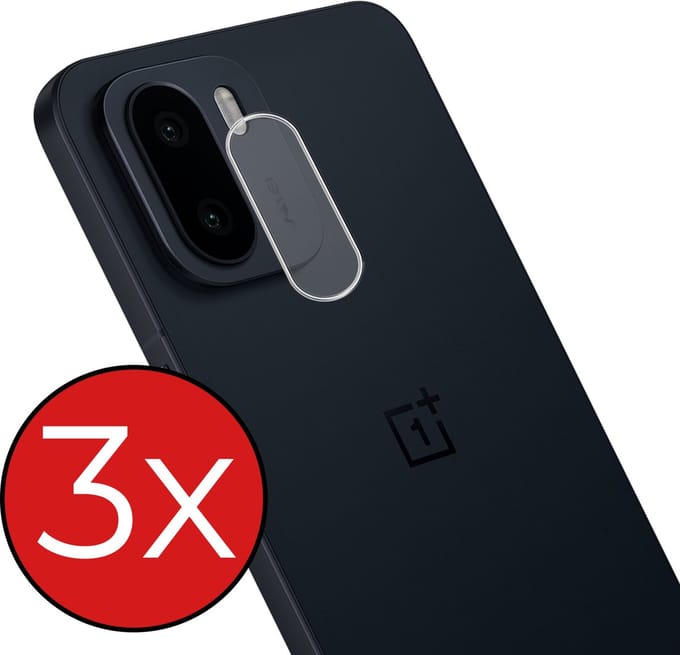 Camera Lens Protector - 3 Stuks - Geschikt voor OnePlus 15R - Camera Screenprotector - Beschermglas - Gehard Glas - Tempered Glass - Screen Protector