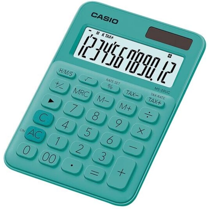 Taschenrechner Casio MS-20UC grün