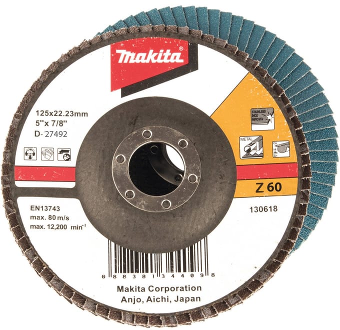 Makita D-27492 Lamellenschuurschijf Diameter 125 mm Korrelgrootte (num): 60 1 stuk(s)