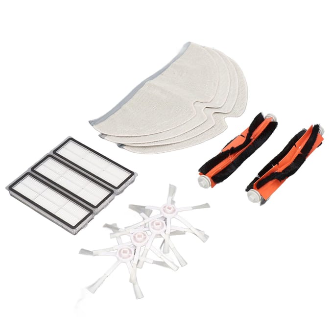 Vervangende Filter Mop Borstel Kit voor Xiaomi MIJIA 2C Veegrobot Stofzuiger Accessoires white