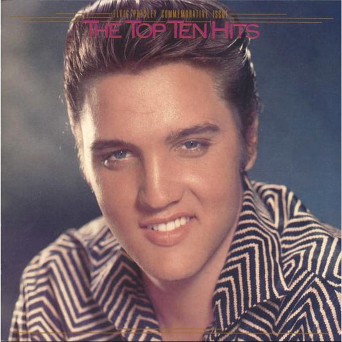 CD ELVIS PRESLEY Top Ten Hits  63832RP1 RCA 1988 US Rock Occasion beige