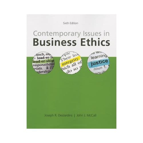 Contemporary Issues In Business Ethics - DesJardins, Joseph R