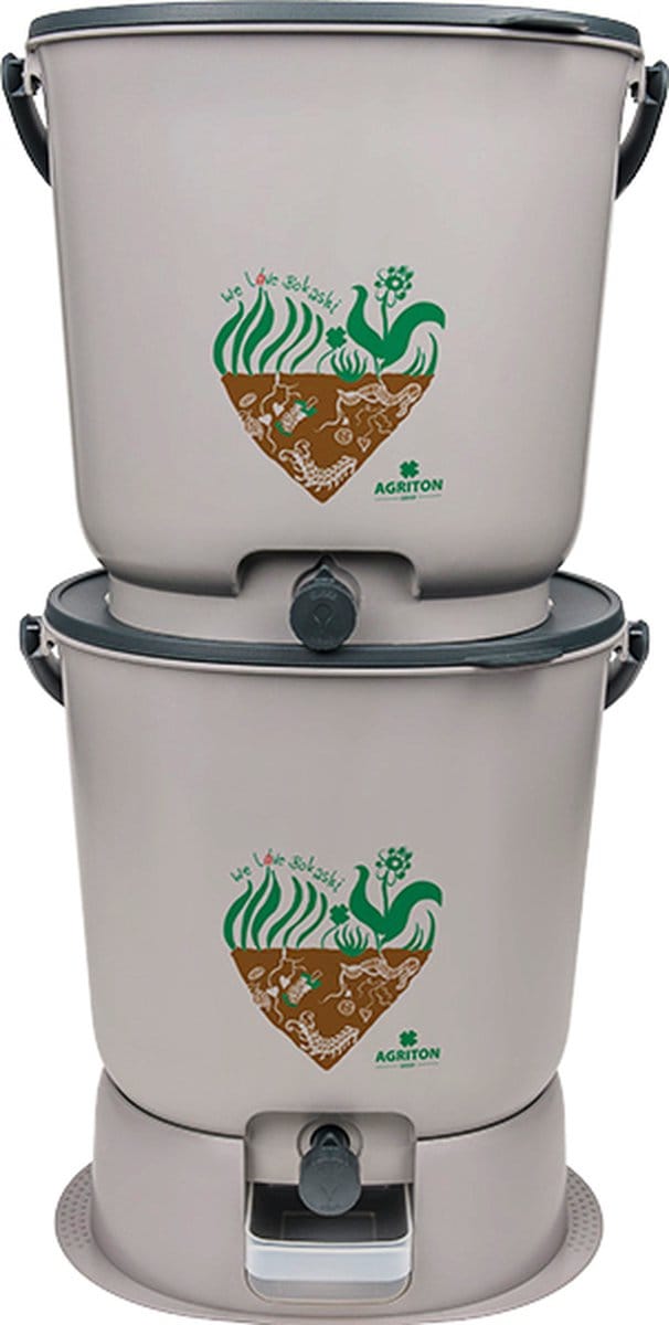 Bokashi Keukenemmer - Compostmaker - Complete set - Ecologisch - Natuurlijk